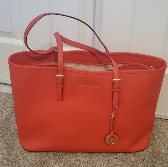 MICHAEL Michael Kors Cindy Large Dome Satchel WATERMELON: Handbags